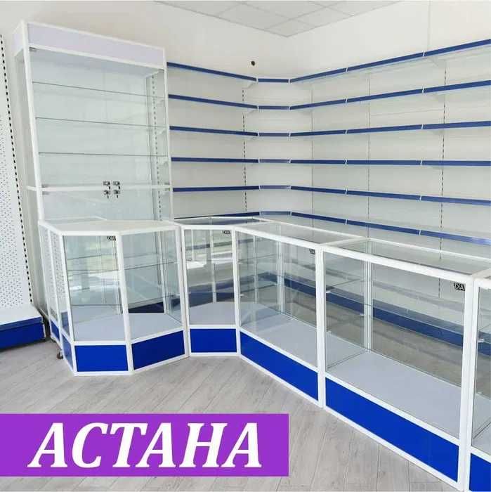 Прилавок торговый из профиля и стекла, Акция,витрина,для магазина aspr