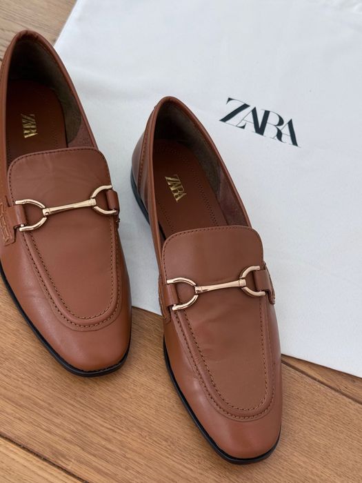 Мокасини Zara с противопрахова торбичка