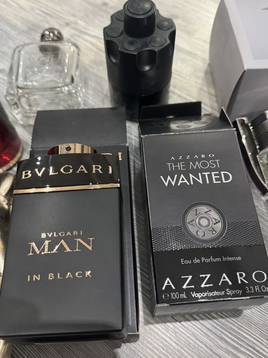 6 броя празни оригинални шишета от маркови парфюми