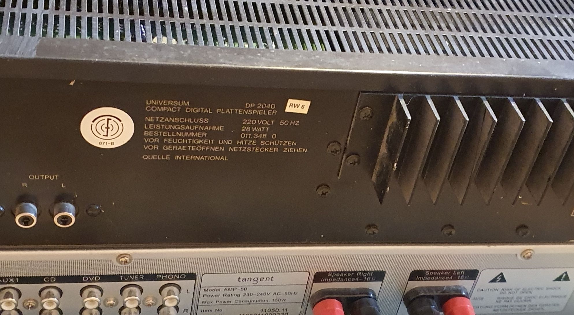 Player cu 2x TDA1540D (ceramic), anii '82, identic kyocera da910