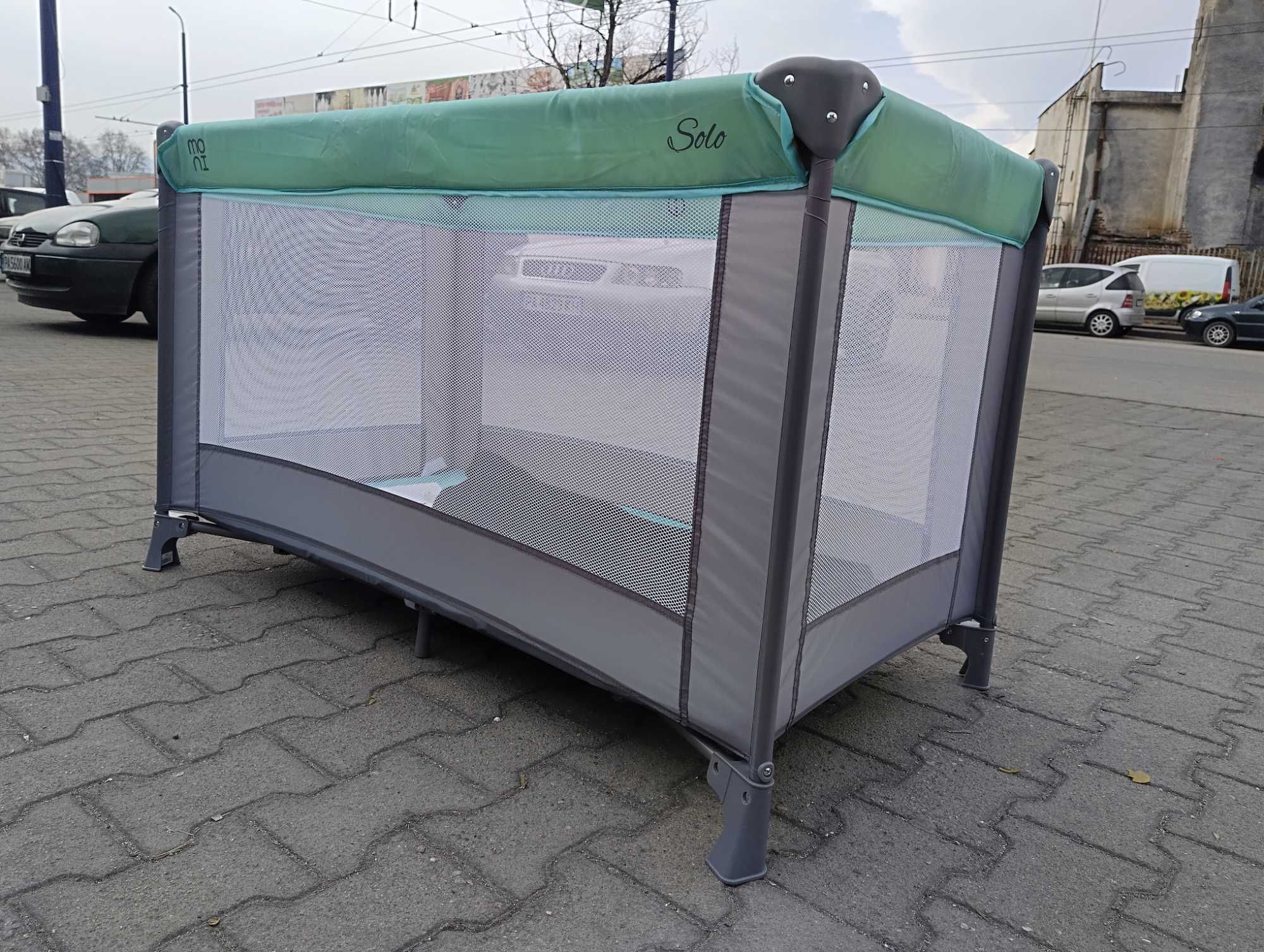 MONI Детска кошара SOLO мента