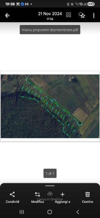 Teren intravilan la padure .Catamarasti Vale ,telefon 00393294912343