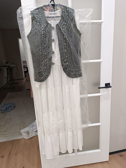 Платье с кажекей