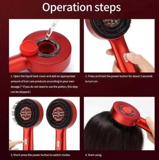 Електрическа инфрачервена четка за растеж на коса