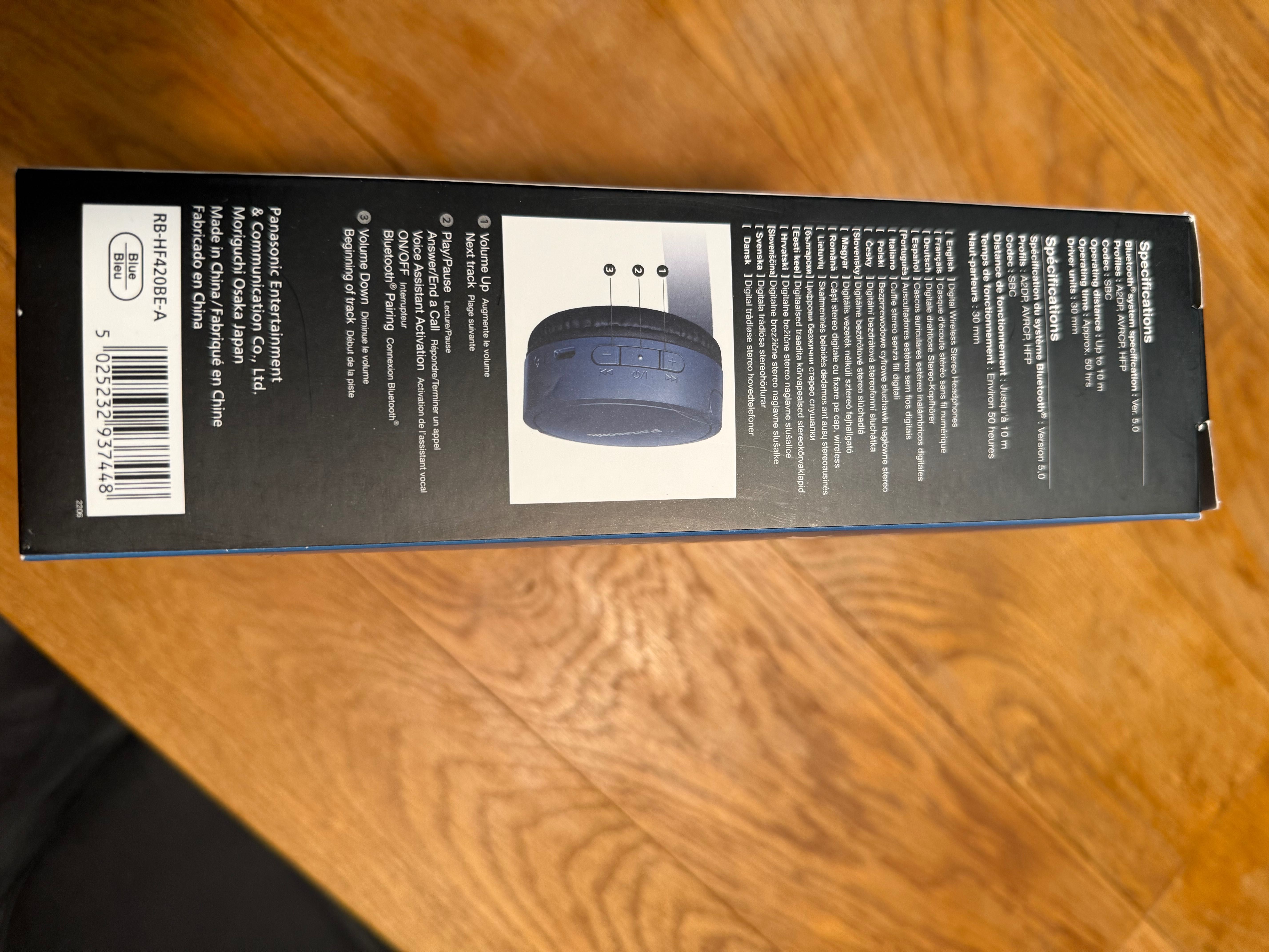 Слушалки Panasonic RB HF-420B
