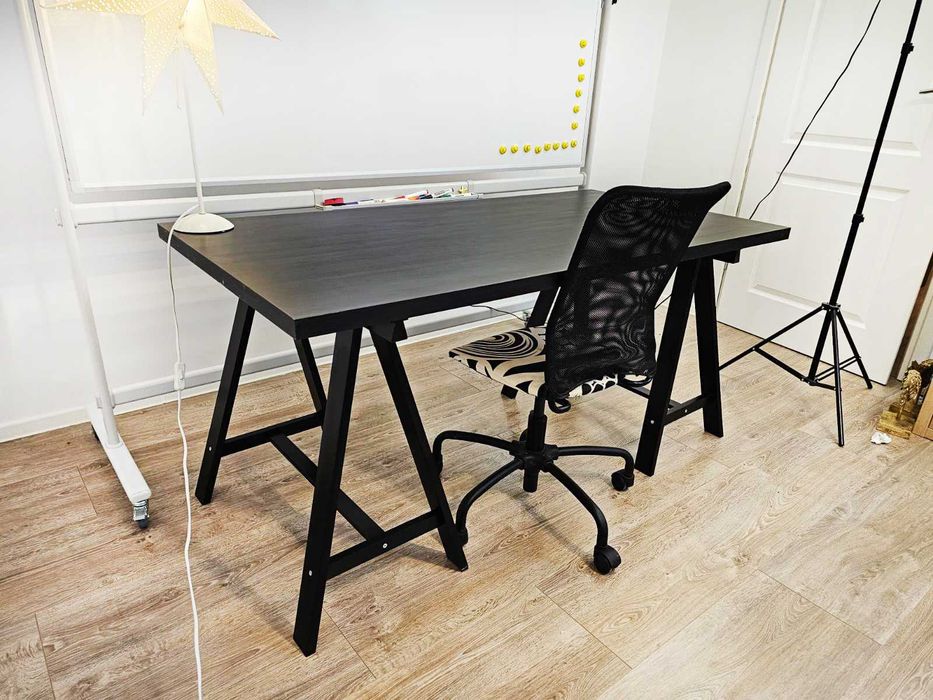 Birou Negru, 150 x 75 cm  - 4 bucati disponibile - cumperi cate vrei