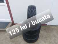 125 lei bucata! Set anvelope M+S/IARNA 195 55 16 Dunlop! 7 mm