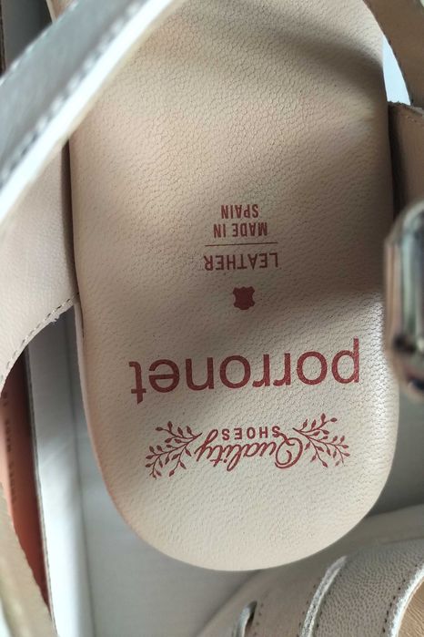 Сандали PORRONET, произведени в Испания, естествена кожа