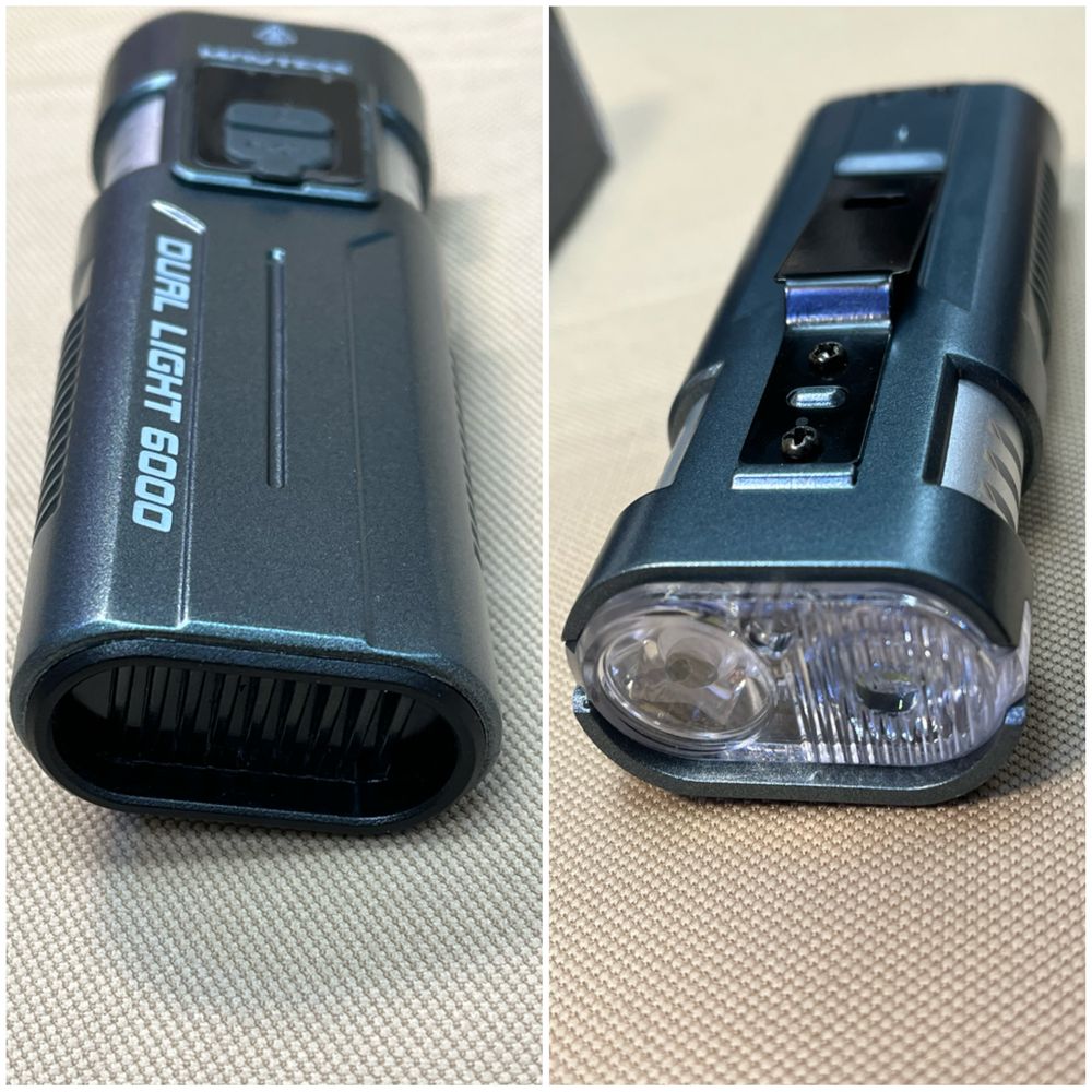 мощен Led Cree  Фенер двоен акумулаторен fener
