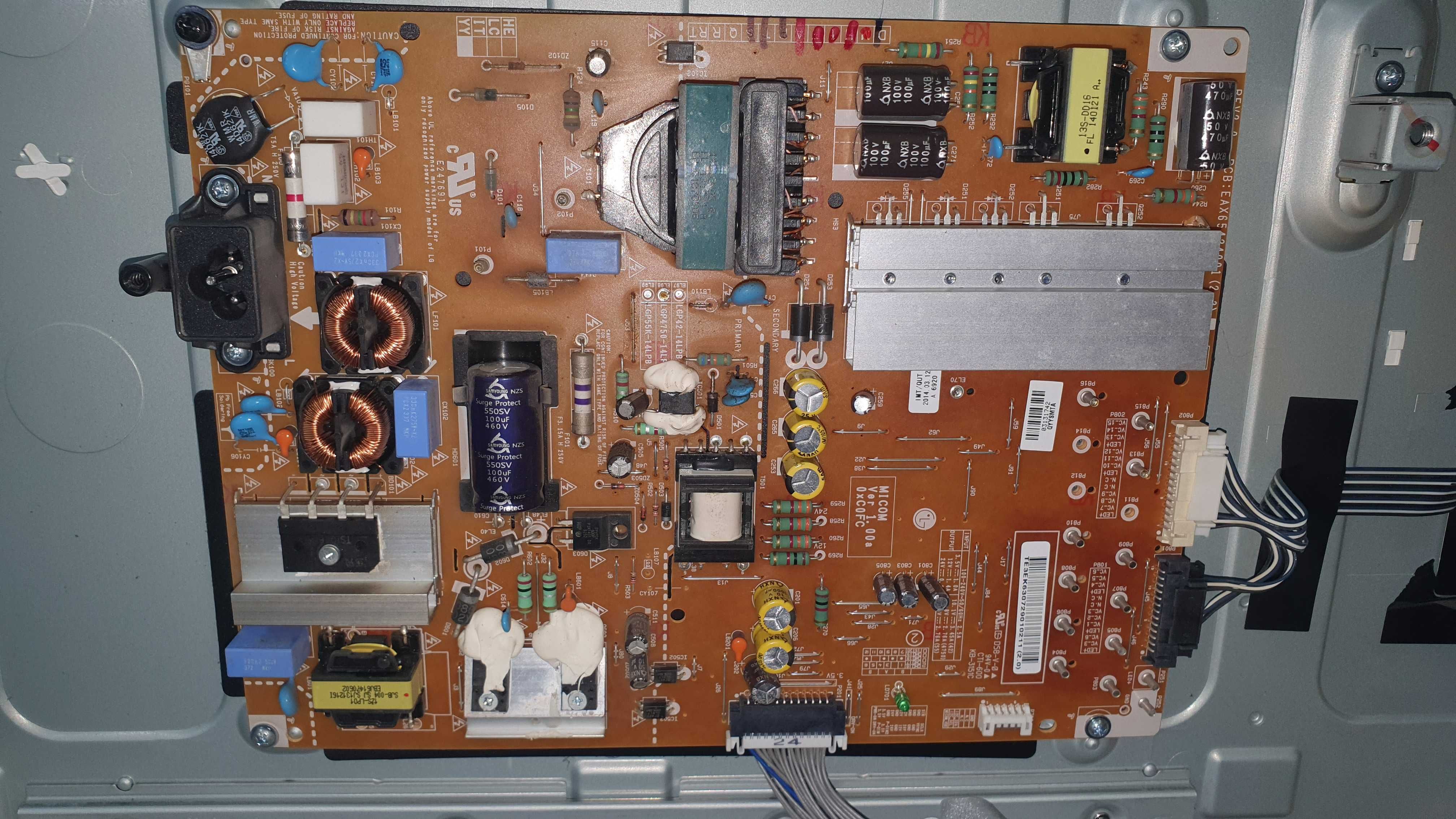 PCB: EAX 65424001 (2.3)    от телевизор LG