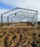 Vând structura metalica 9x20x4h ideala pt service auto