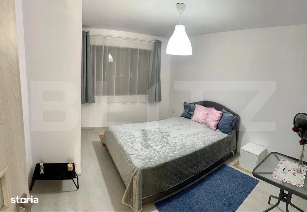 Casa mobilat modern, 3 camere, dressing, parcare, curte 450mp, zoma De