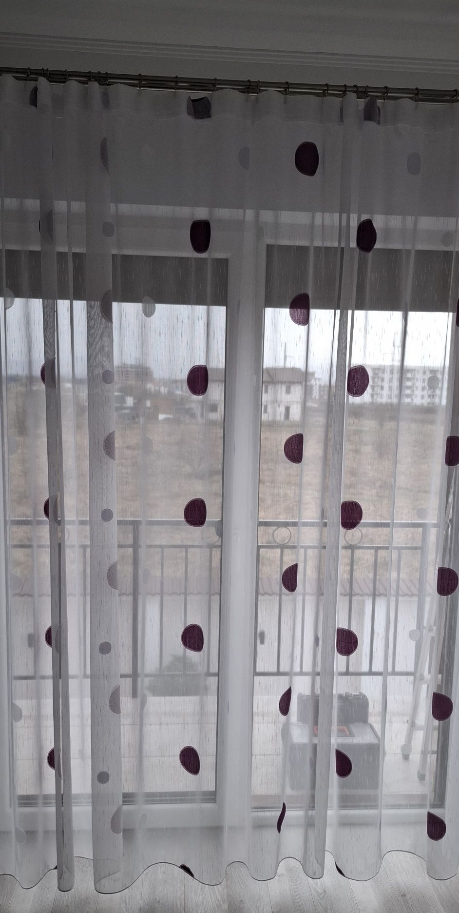 Galerii duble și perdele cu draperii