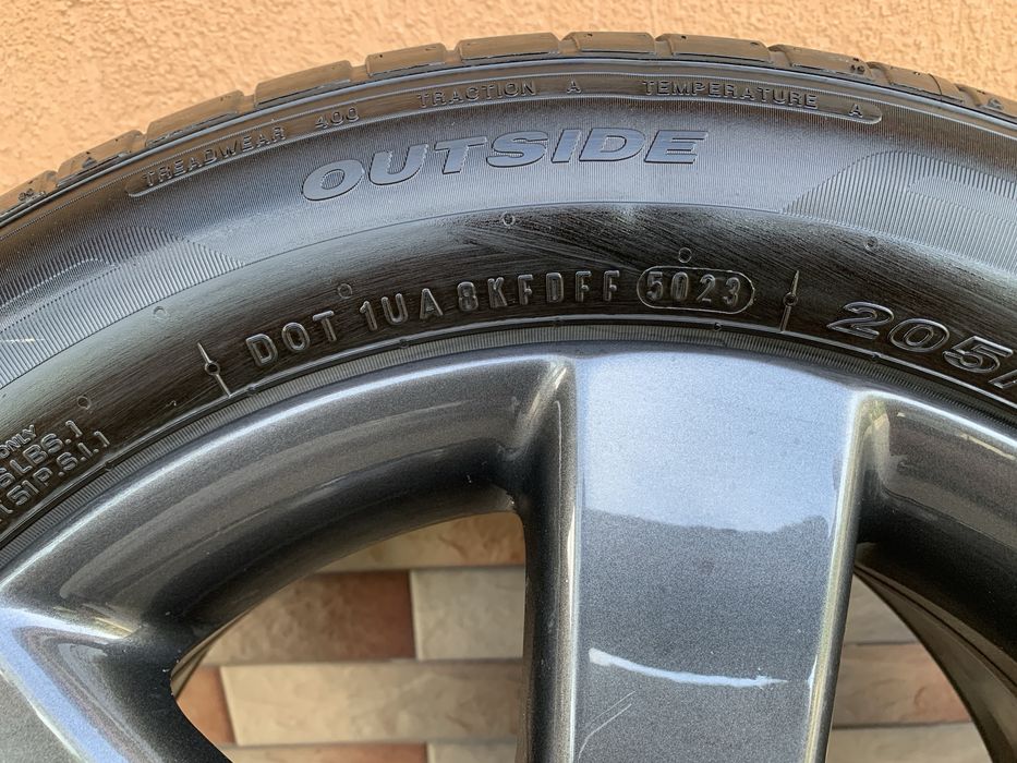 Jante r16 (5x112) cauciucuri 205.55.16 se vinde complet sau schimb