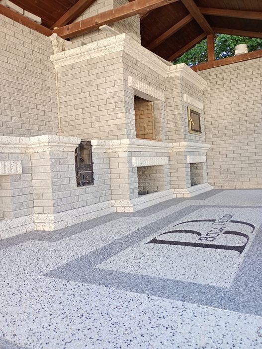 Covor de piatra naturala cu rasina