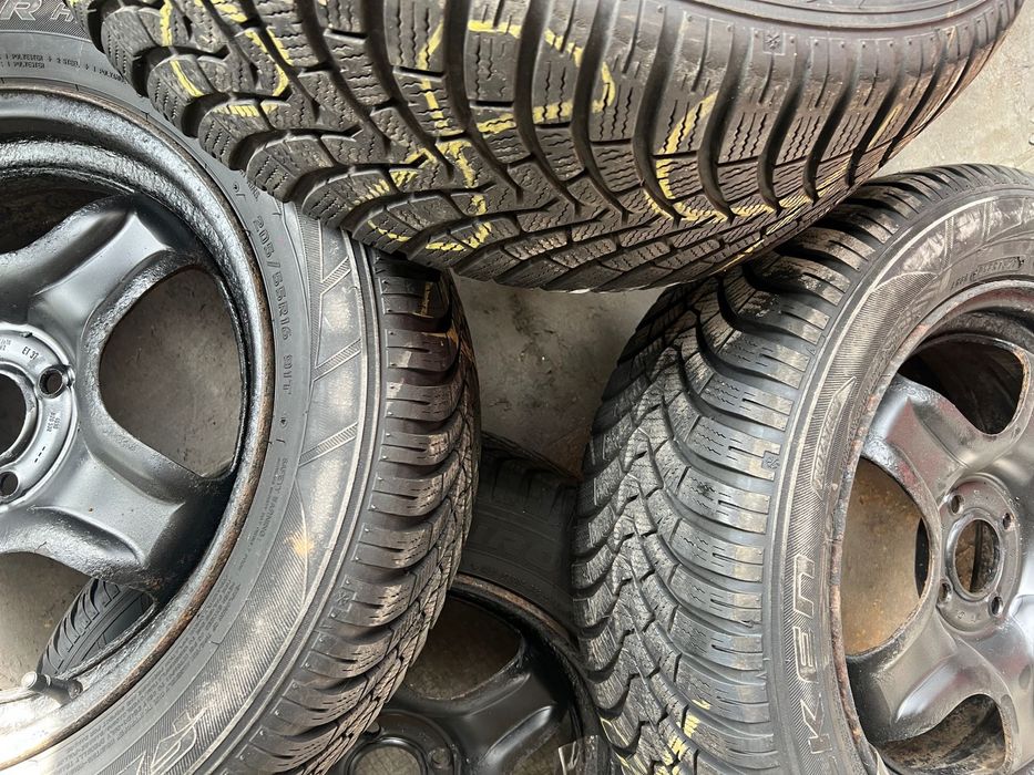 Vandute Jante tabla 4x100 cauciucuri de iarna 205 55 16 dot 2021