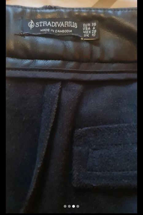 Pantaloni piele Cargo