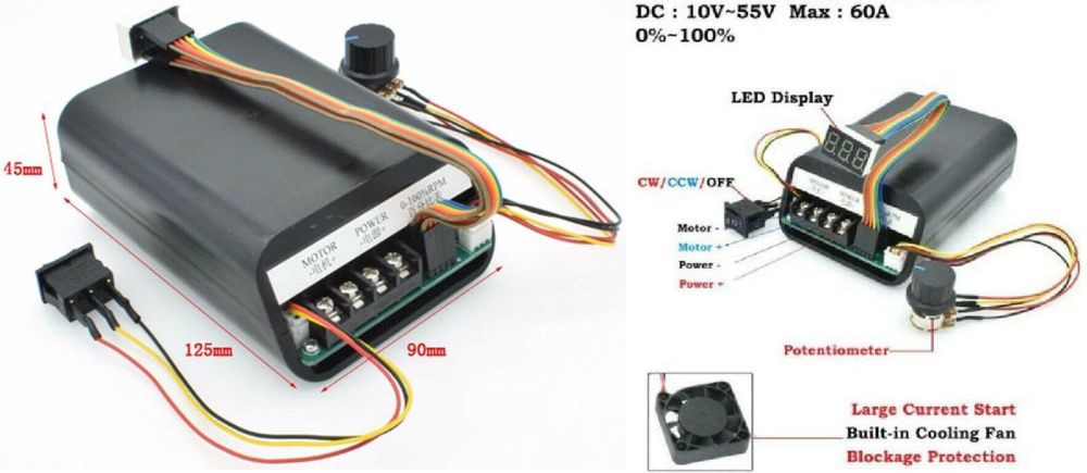 PWM 60A pentru HHO Generator hidrogen, electroliza apa! Nou!