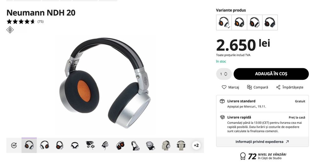 Neumann NDH 20 – Ca noi, studio, calitate premium