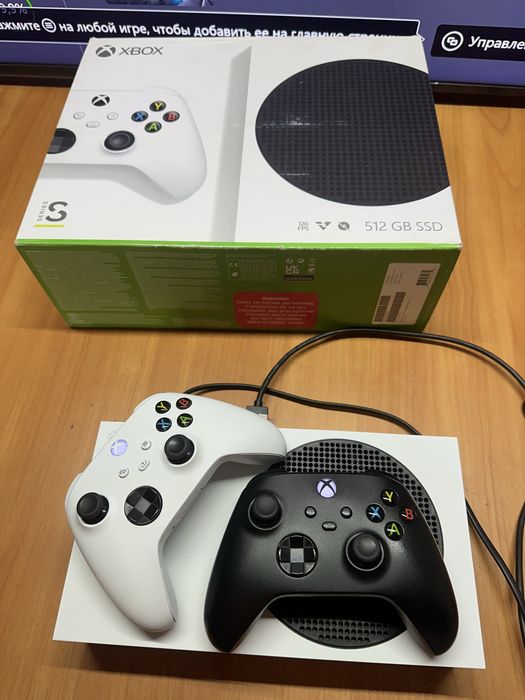 Xbox Series S 1TB+500 игр 2 джойстика Kaspi Red