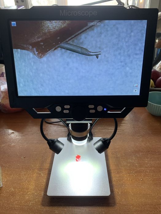 Микроскоп электронный с дисплеем