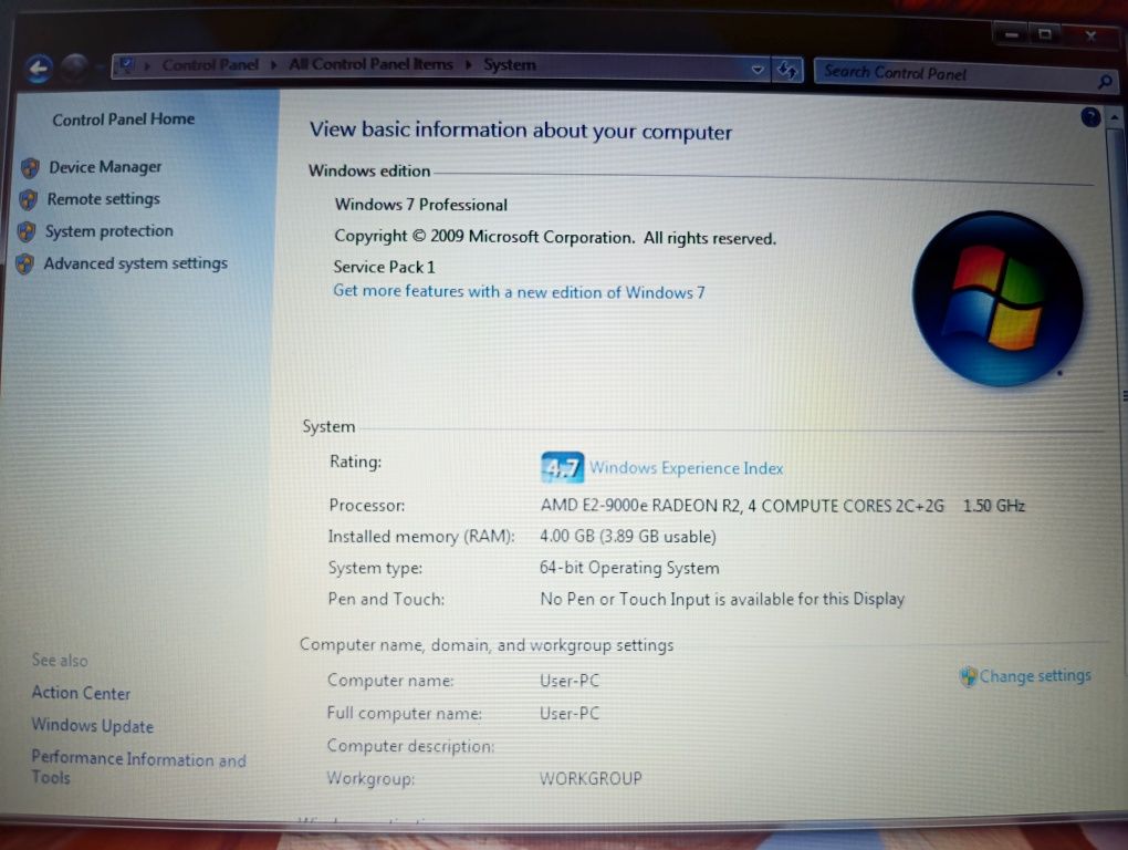 HP 255 G6 15.6" 512 GB Нова батерия Отлично състояние