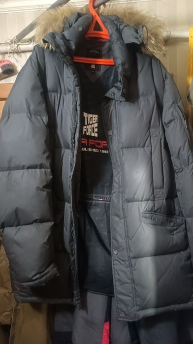 Пуховик большой размер 66-70