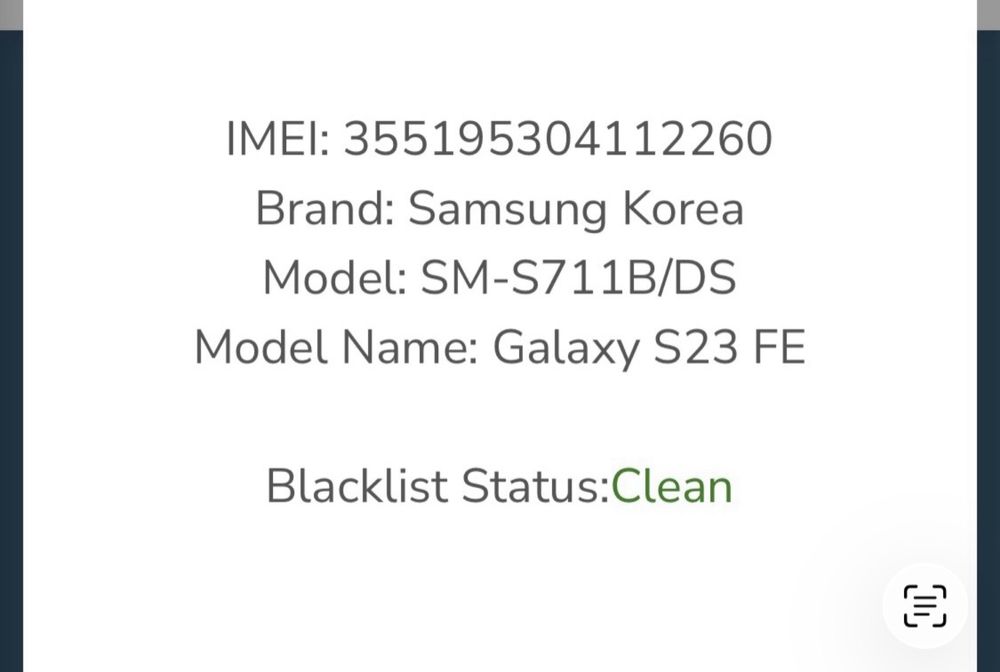 Samsung Galaxy S23 FE; Graphite; Ca Nou; Garantie