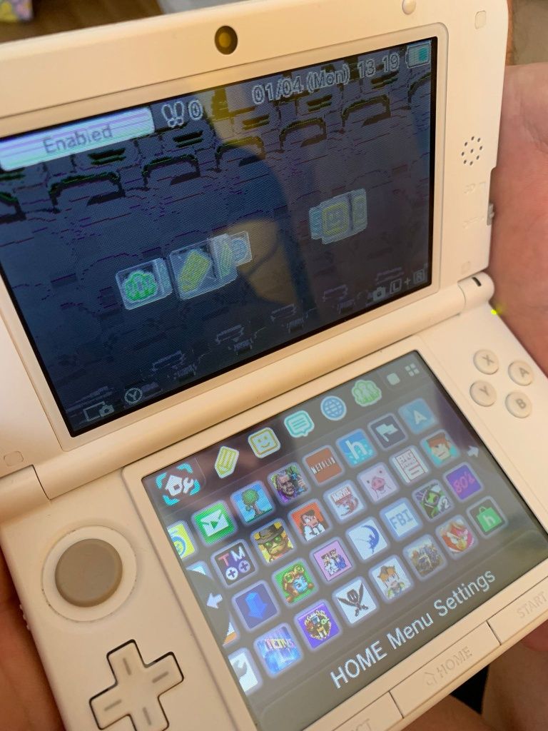 Vând consolă Nintendo 3DS XL modata