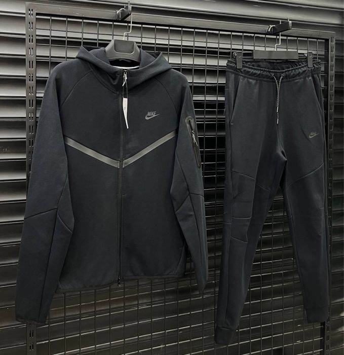 Nike Tech Fleece - Мъжки Екипи Анцузи Комплект Горнище Долнище