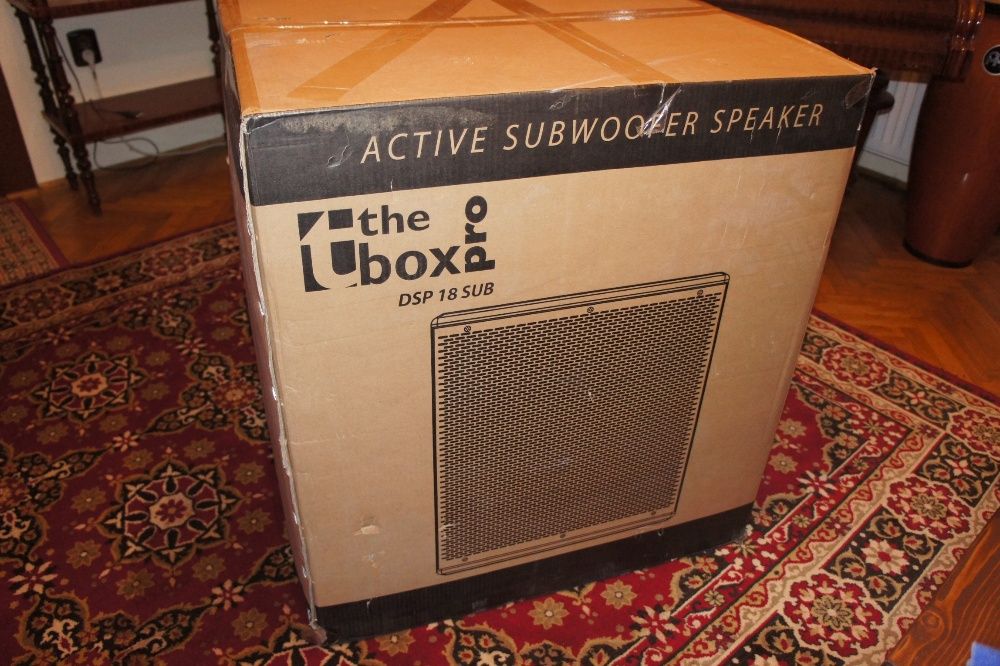 Vand sistem de sonorizare cu subwoofer activ + sateliti pasivi