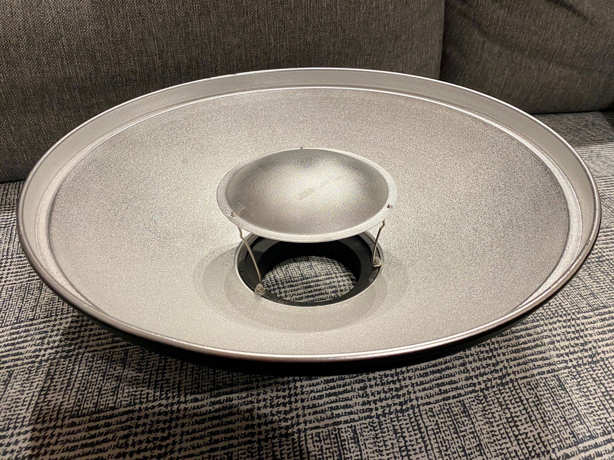 Beauty dish 40cm argintiu
