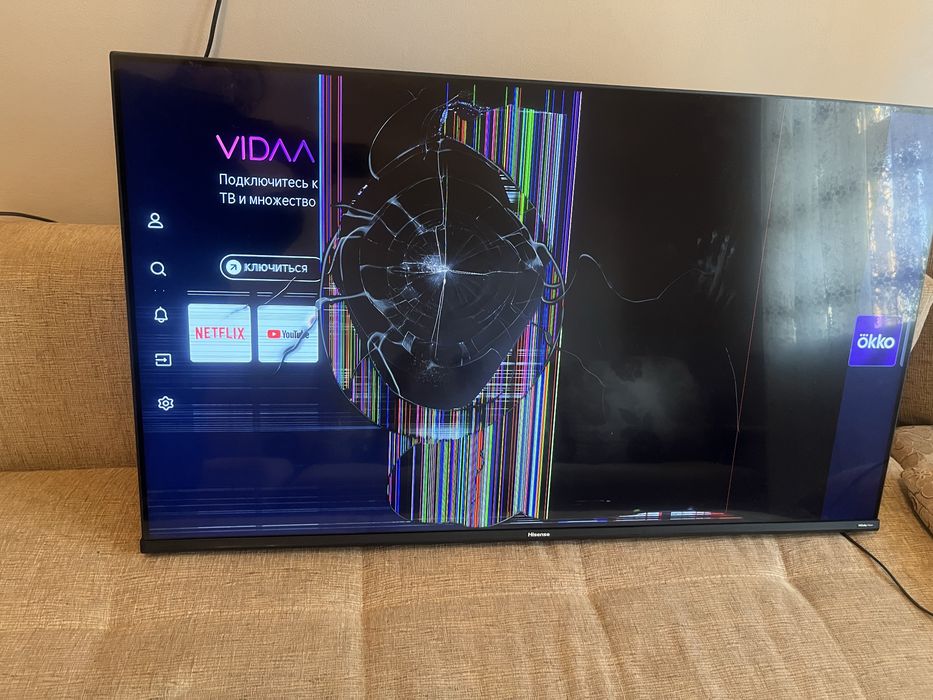 Продам на запчасти телевизор