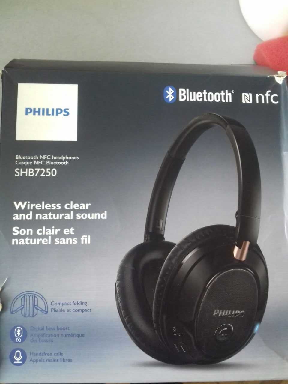 Беспроводные наушники Philips SHB7250. НОВЫЕ!!!