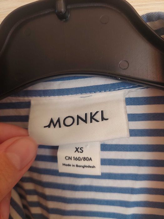 Rochie tip camasa cu dungi - Marimea M-L