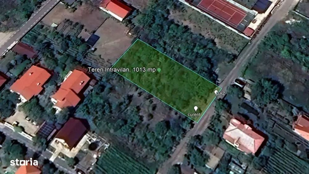 Teren intravilan, 1013 mp, in Pasarea, Branesti