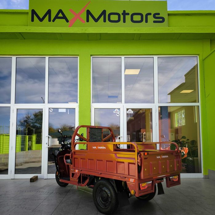 Електрическа товарна триколка HEAVY CARGO 2000W/60V/42Ah - RED