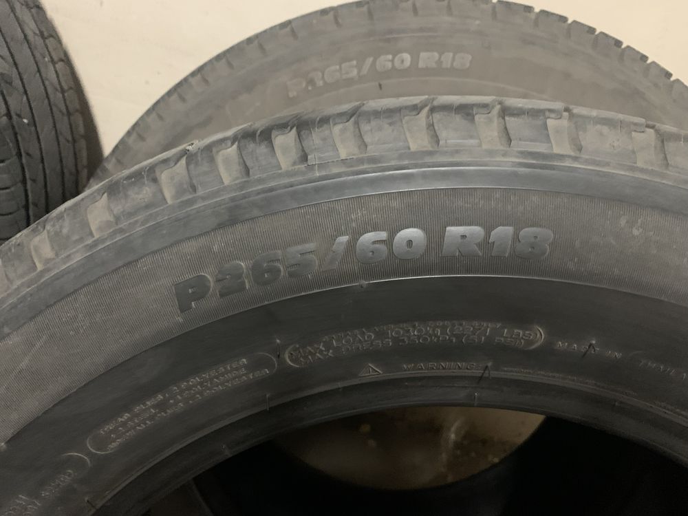 Michelin 265/60/18