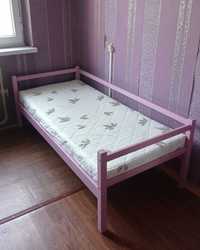 Кровать детская  для девочки 160х70 ортопедический матрас