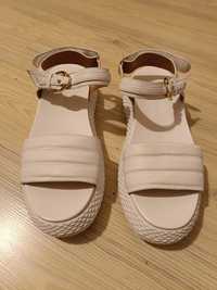 Оригинални кожени сандали Emporio Armani