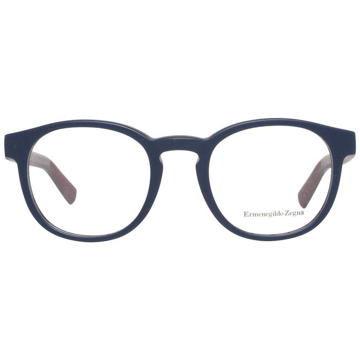 ERMENEGILDO ZEGNA – Мъжки рамки за очила ROUND "BLUE & BORDO" нови