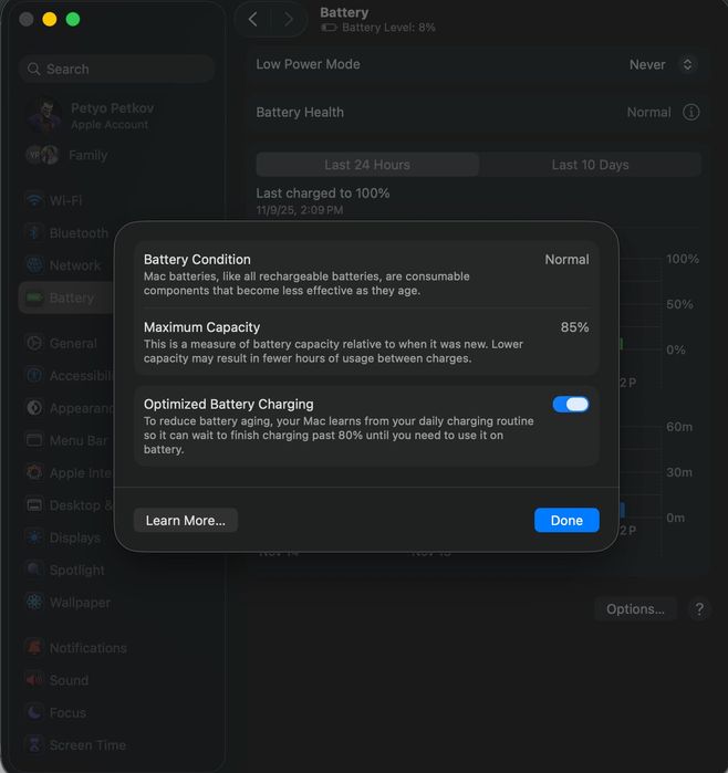 MacBook Pro 13" M1 8GB RAM 512 GB