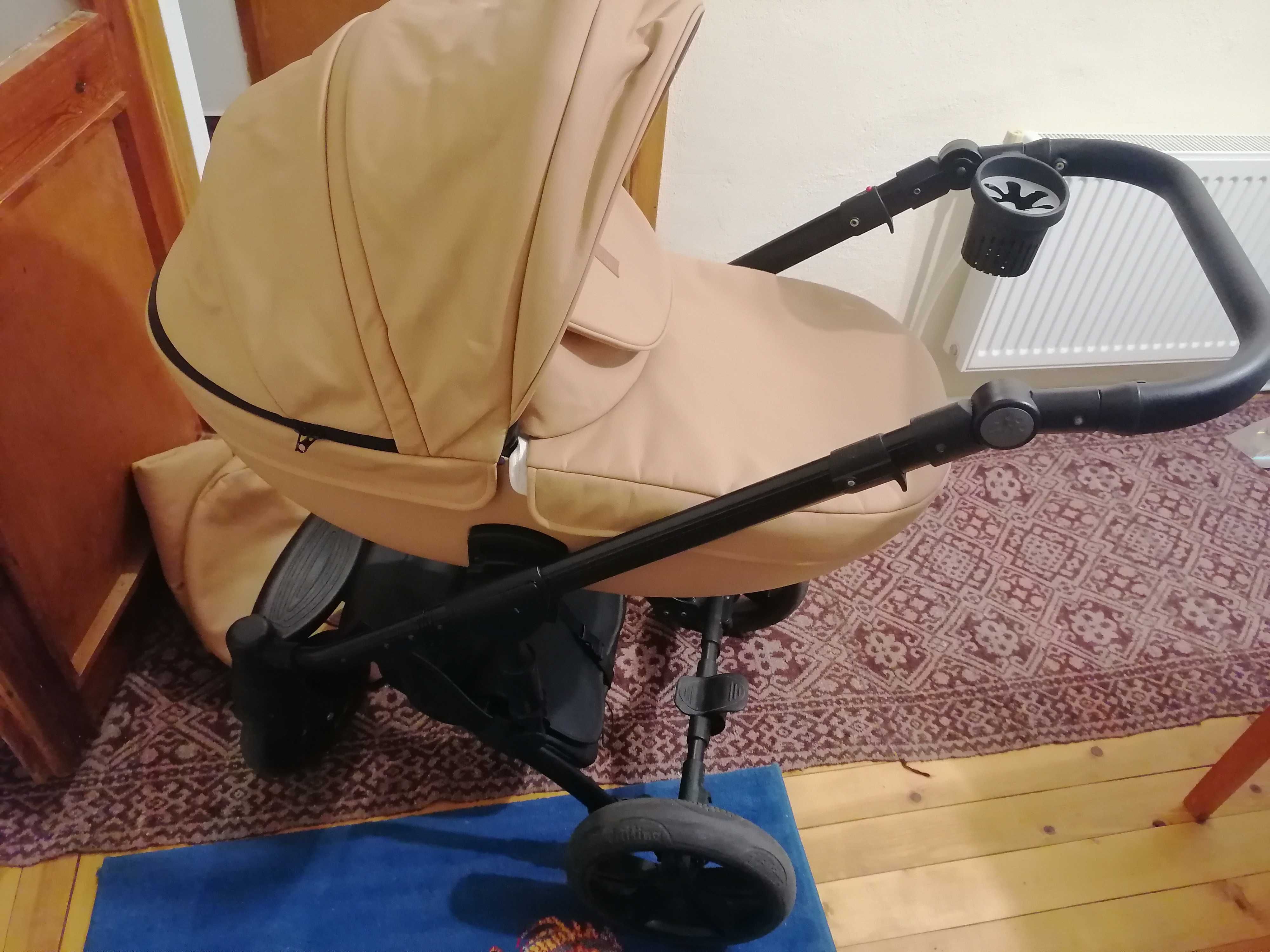 Бебешка количка  3в1 MAX500 CARAMEL 3в1