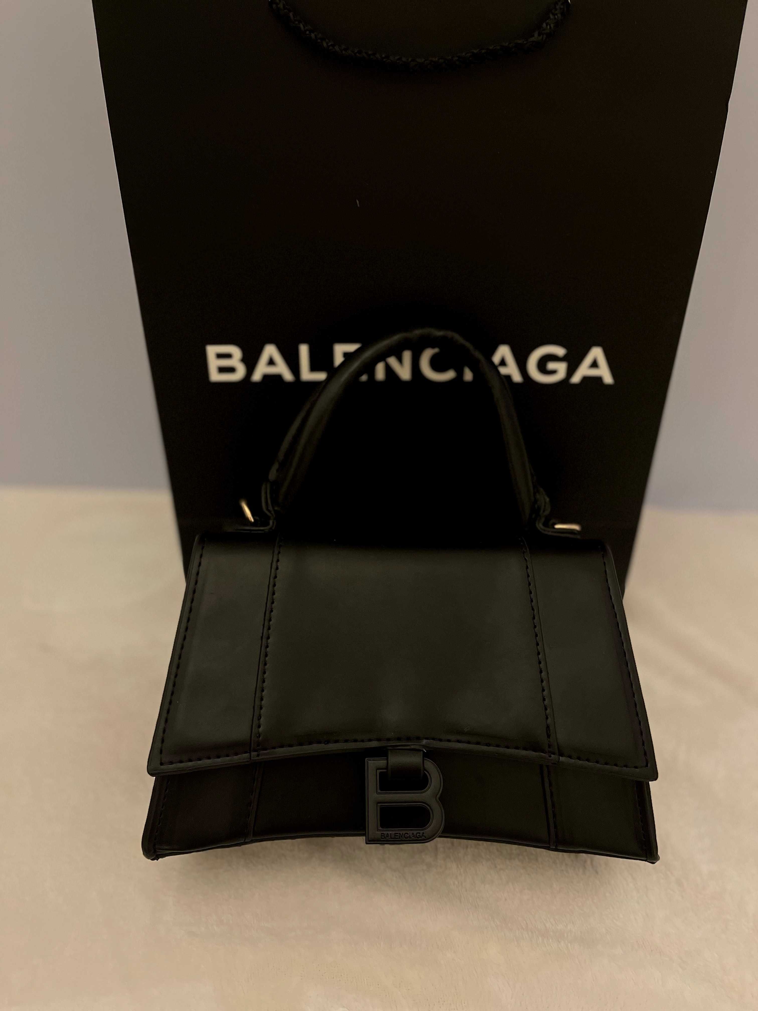 Geanta/Poșetă Balenciaga Hourglass S tote bag 23cm x 16cm