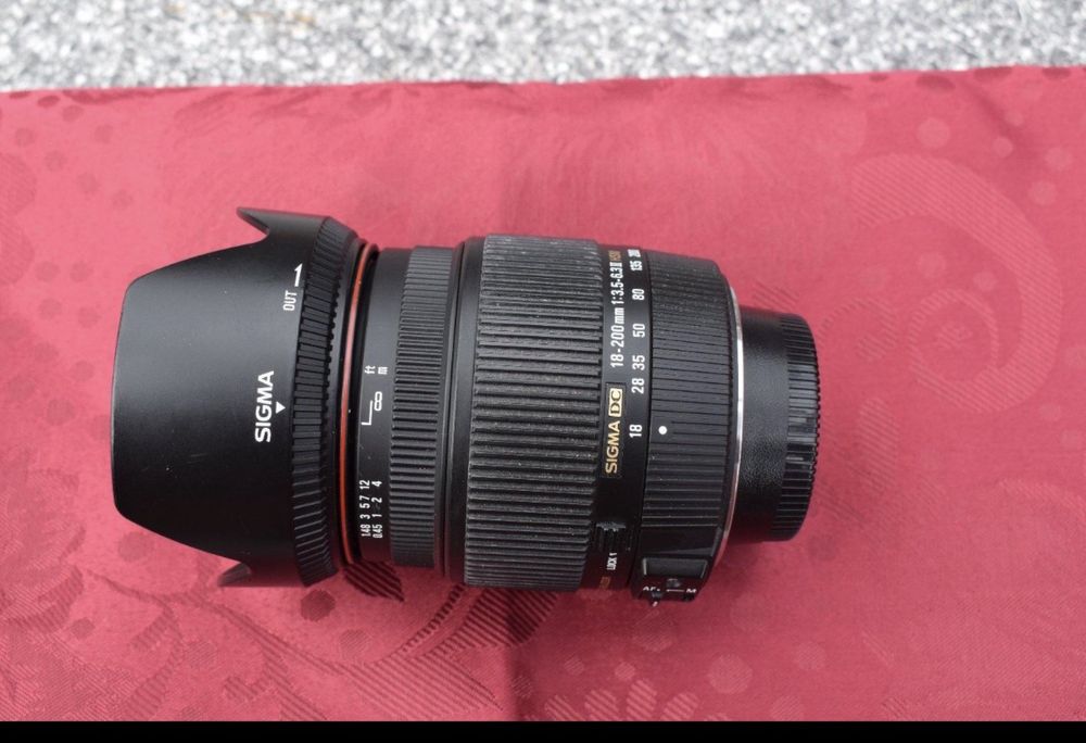 Обжектив sigma 18mm-200mm