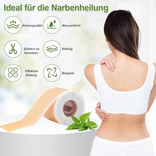 Нов Силиконов комплект за белези – лента и лепенки 4x15см, 4x150см