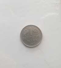 Монета.Одна немецкая марка 1977 год.