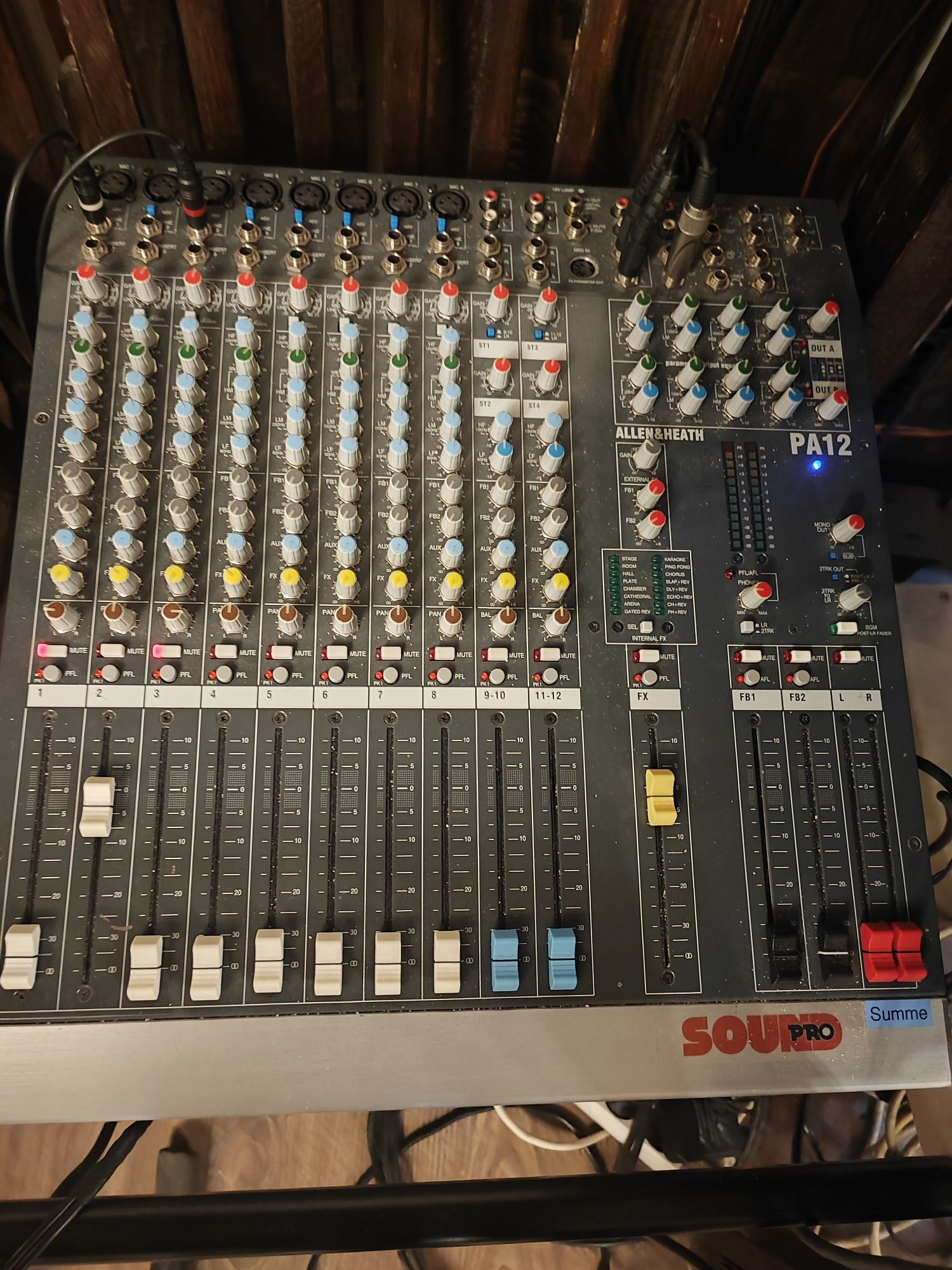 Allen heath pa12 с корекция на ефект