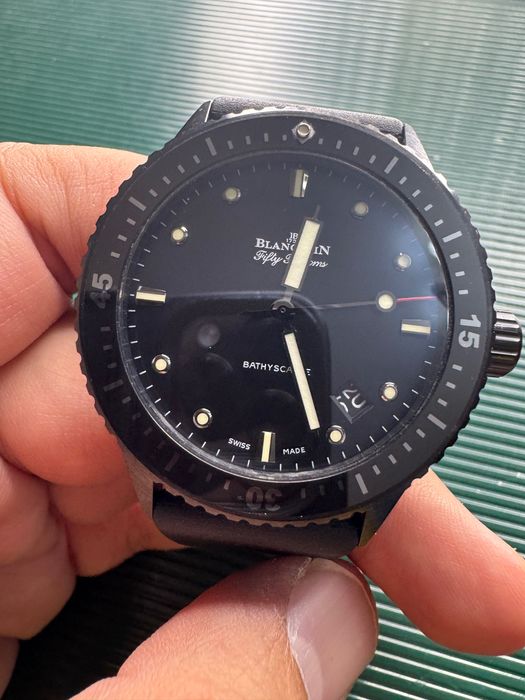 Blancpain Batyscaphe 43mm Black Ceramic