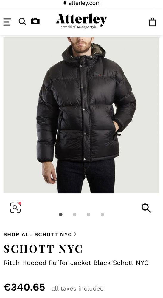 Schott NYC Ritch Down Hooded Puffer Jacket мъжко яке/пух и пера